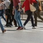Most walkers are not texting when crossing streets, says a new study
