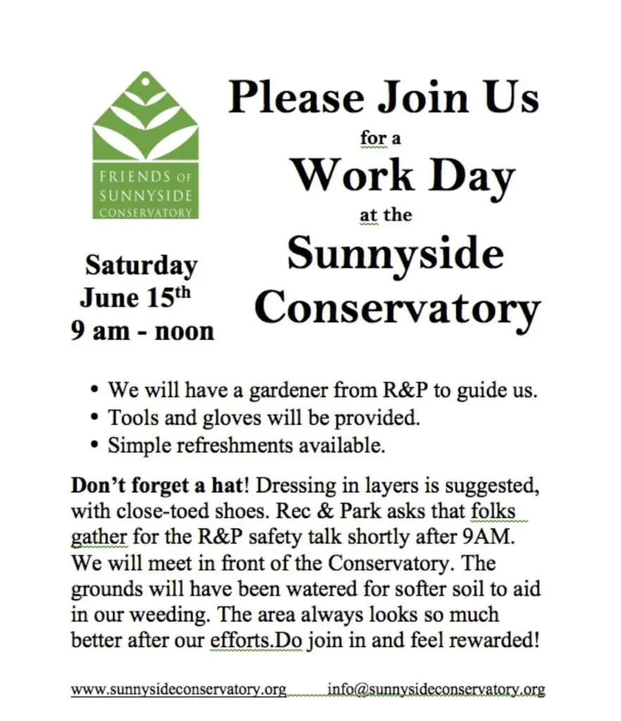 Sunnyside work day