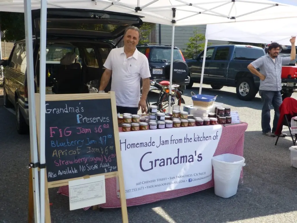 Fadi at the Glen Park Farmers Market. Photo by Stephen Labovsky