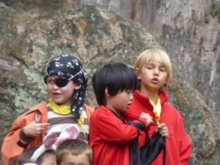 Skits at Silver Tree day camp. Photo by Stephen Labovsky