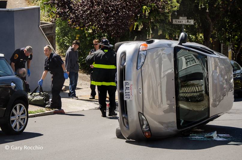 The same car, photographed by neighbor Gary Rocchio