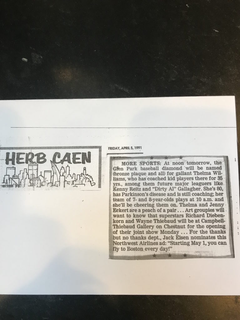 Herb Caen column