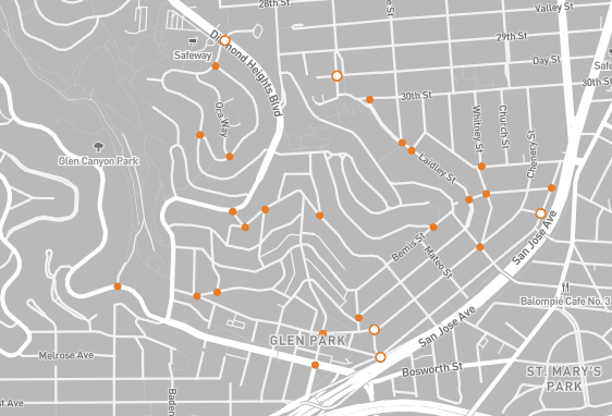 January 2022 - Incident Map with Pins