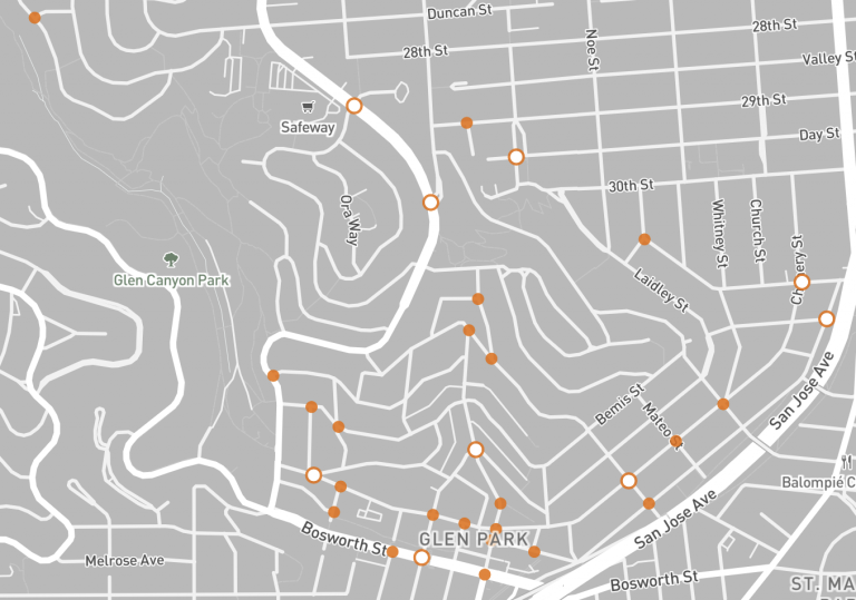 Glen Park November 2023 Incidents