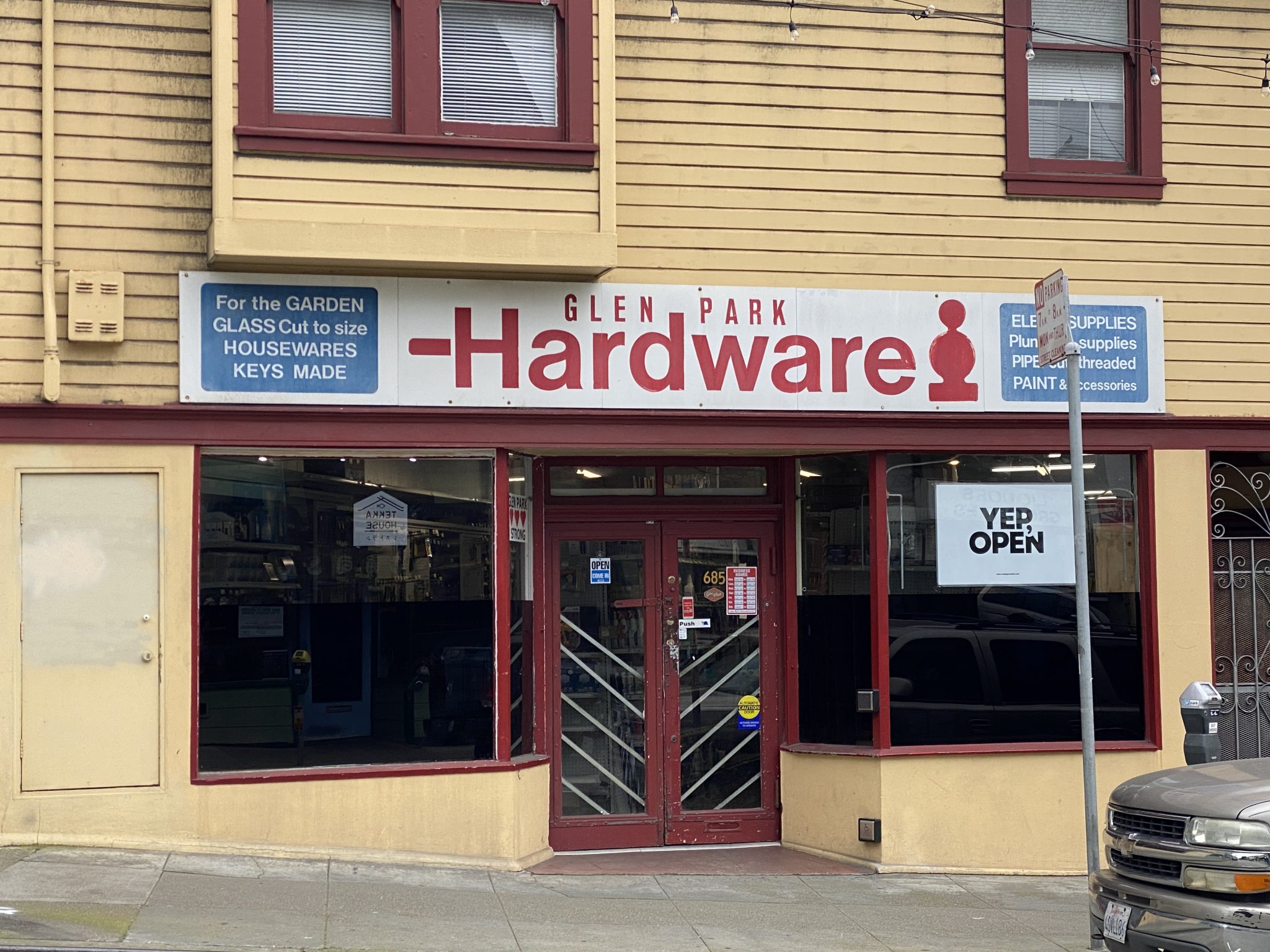 YEP, OPENGlen Park Hardware under new management