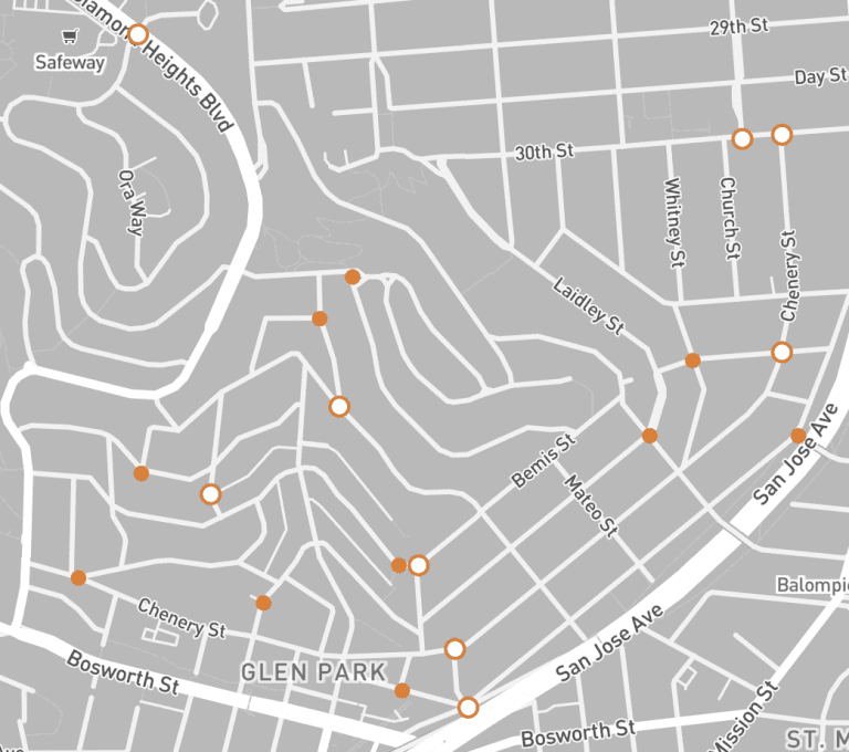 Glen Park April 2024 Incidents