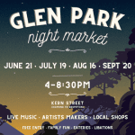 2025 Glen Park Night Market poster