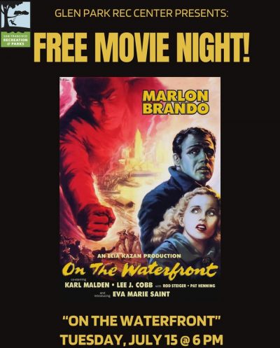 Attention Marlon Brando Fans!!
Who loves a good crime/drama classic?  

“On the Waterfront” will be showing at the Glen Park Rec Center on Tuesday July 15th for #FREEMOVIENIGHT at 6PM!

📍70 Chenery Street 

#freemovie #glenparkrec @sfrecpark  #funcheapsf #sanfrancisco #glenparksf #free